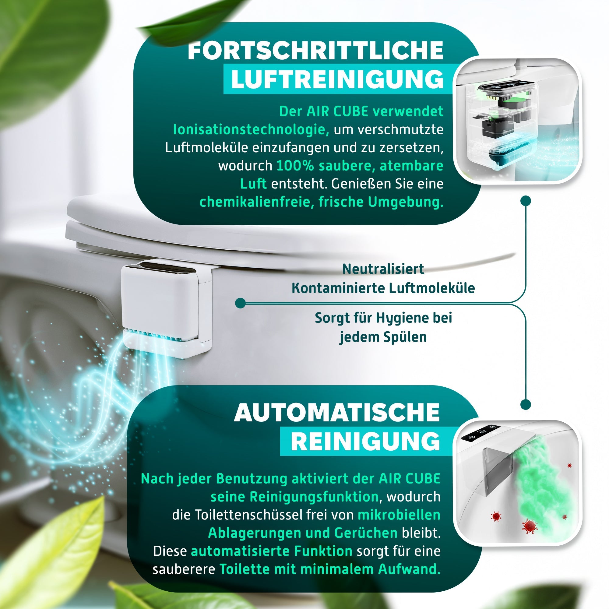AirCube 3.0 - Air & Toilet Cleaner