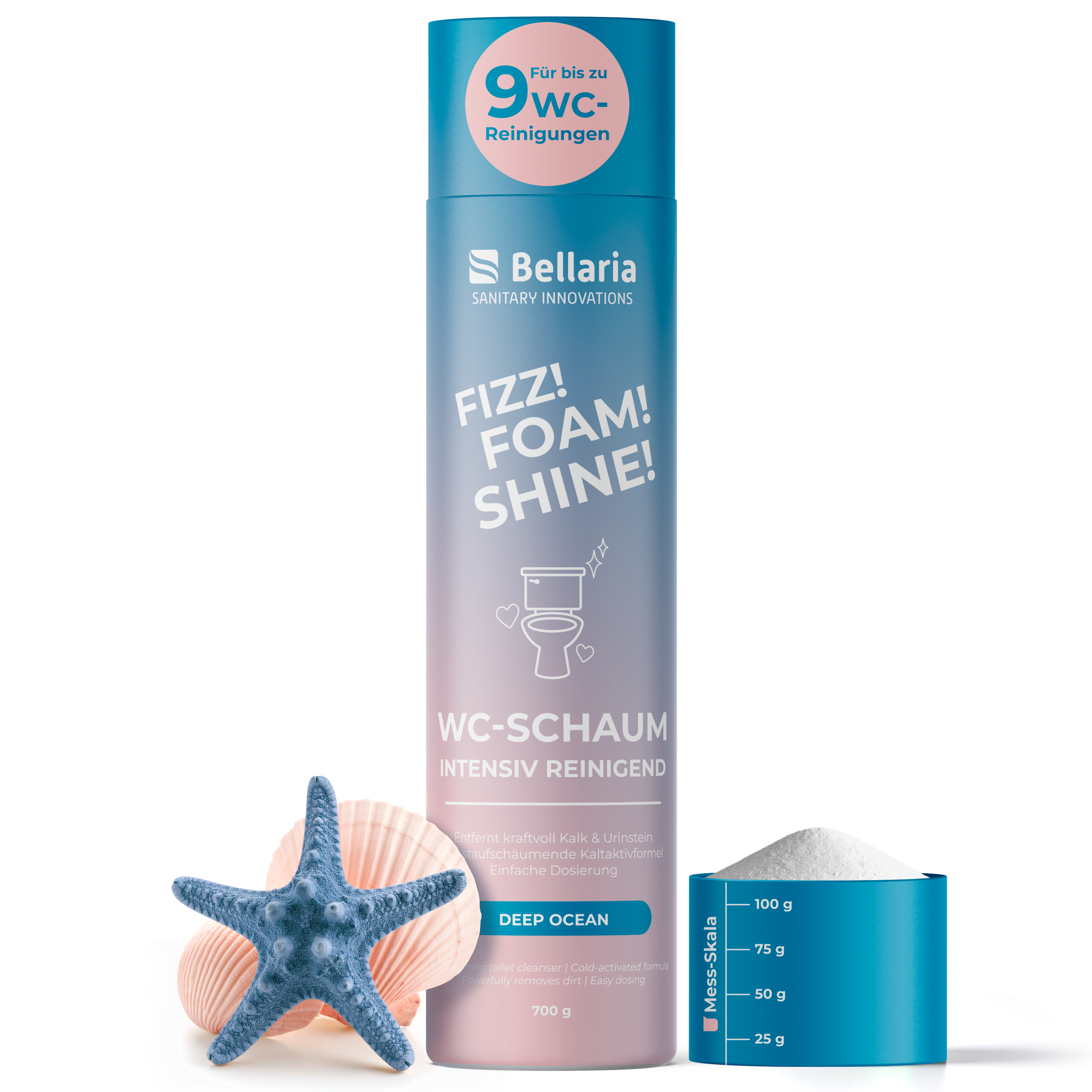 Toilet Cleaning Powder “Deep Ocean” – 700 g