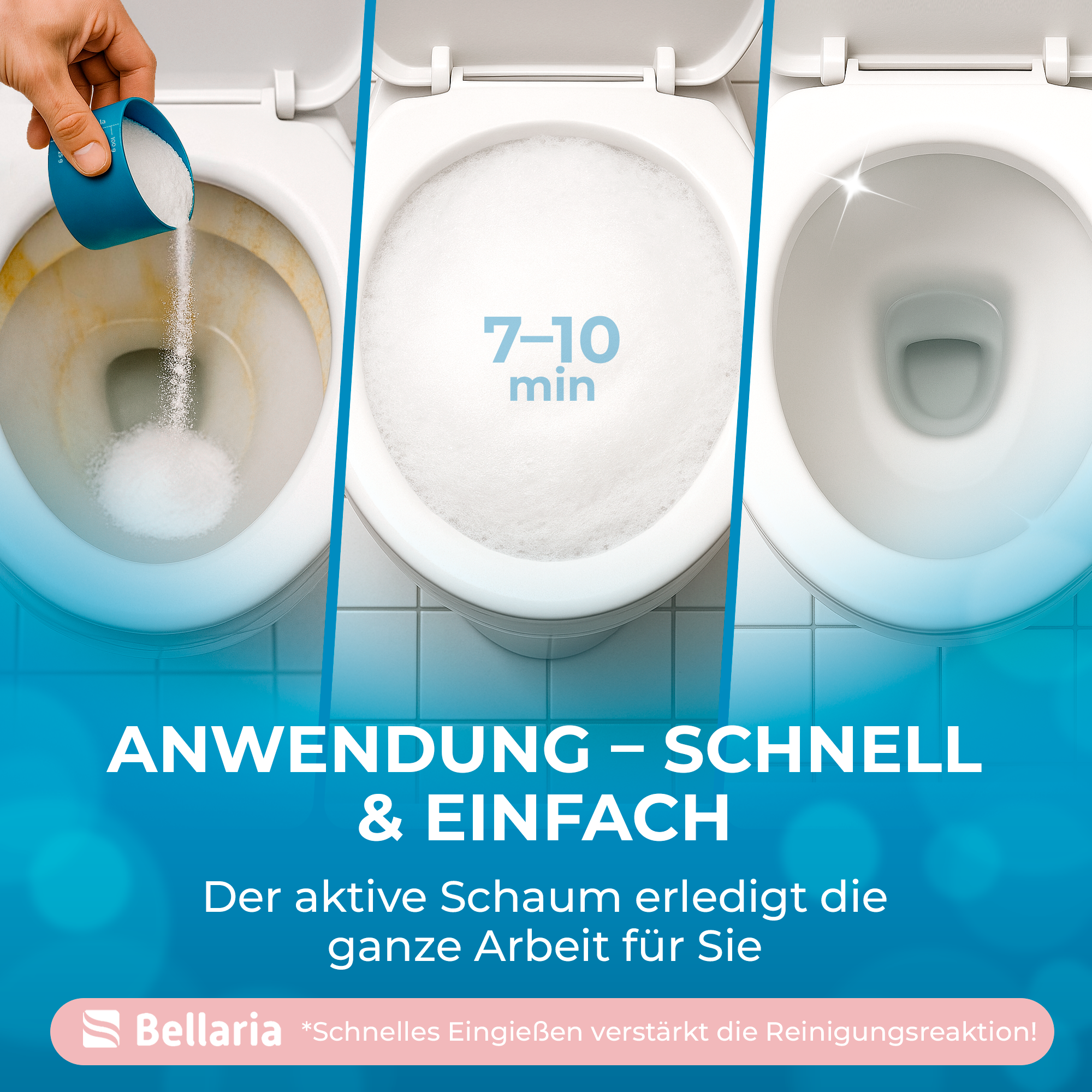 Toilet Cleaning Powder “Deep Ocean” – 700 g