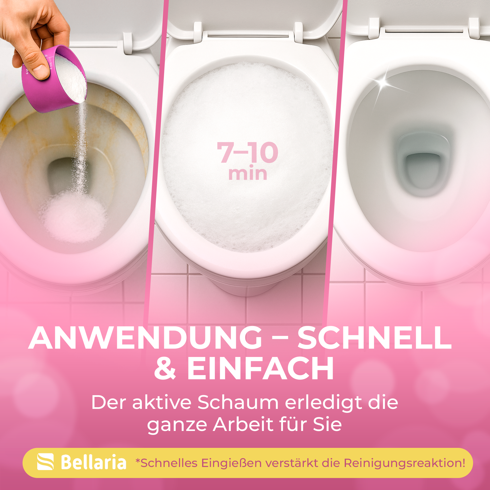 Toilet Cleaning Powder “Spring Flower” – 700 g