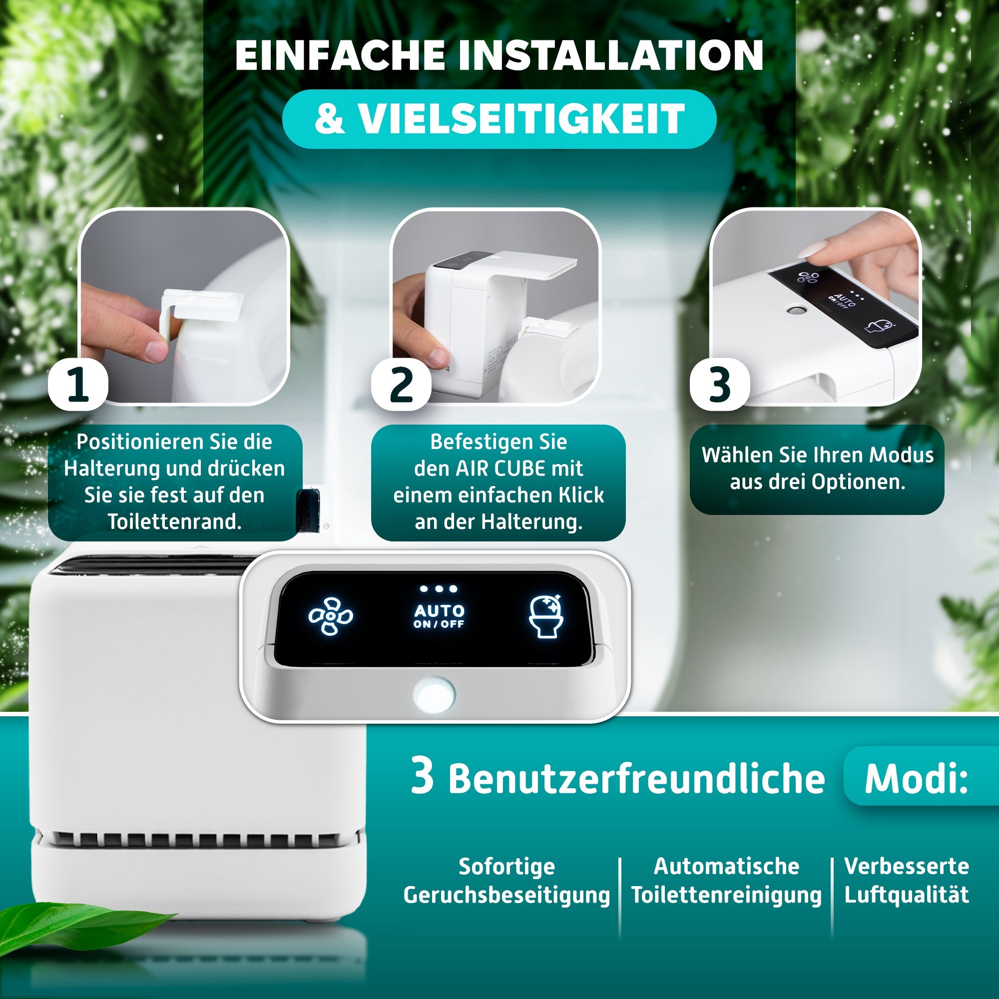 AirCube 3.0 - Air & Toilet Cleaner