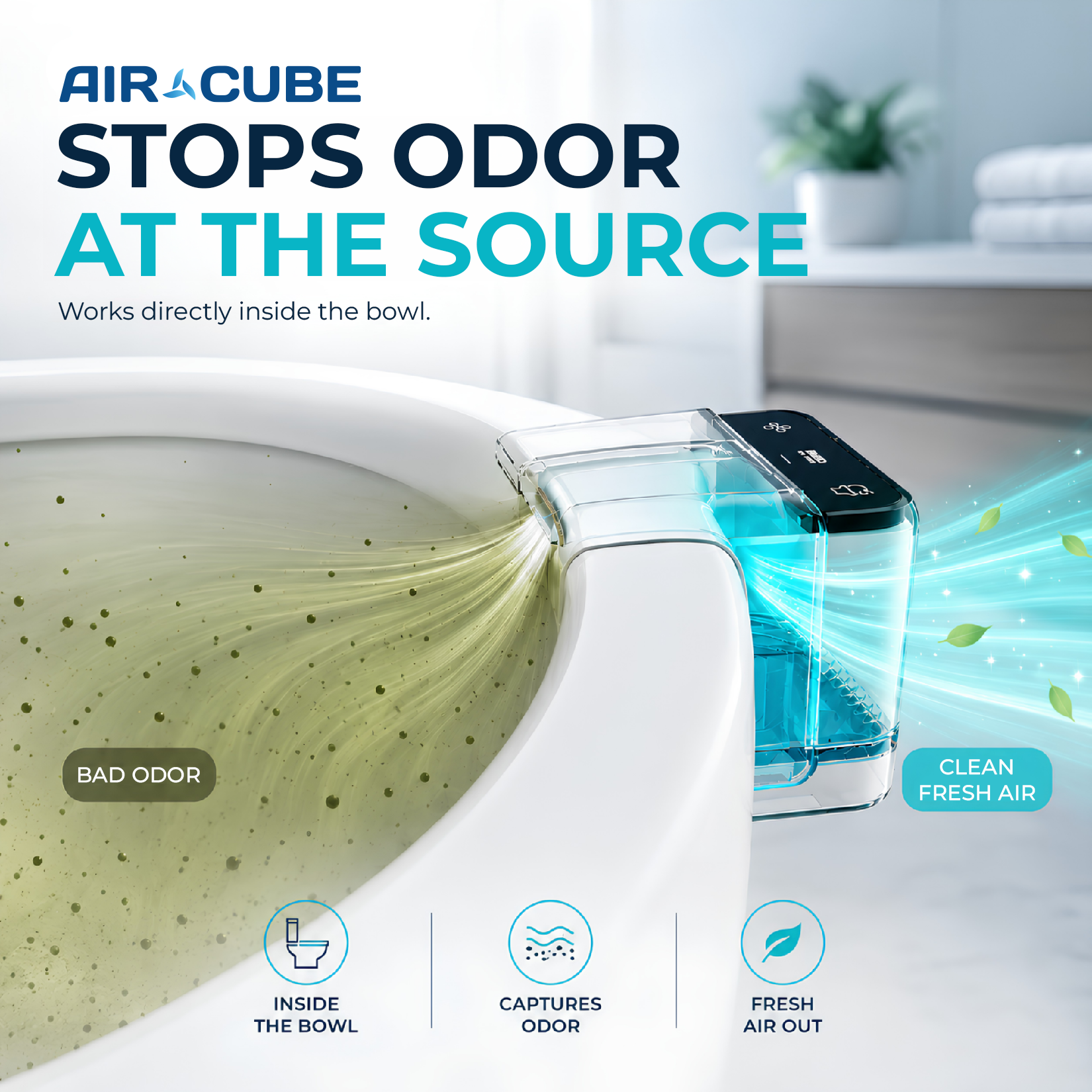 AirCube 3.0 - Air & Toilet Cleaner